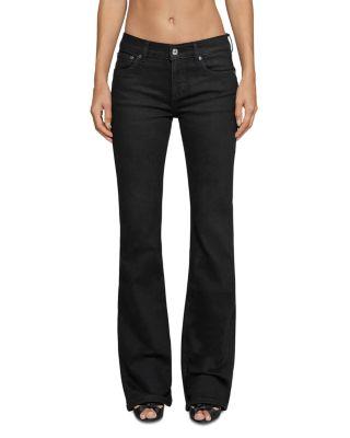 Maria Mid Rise Bootcut Jeans in Noir by EB DENIM