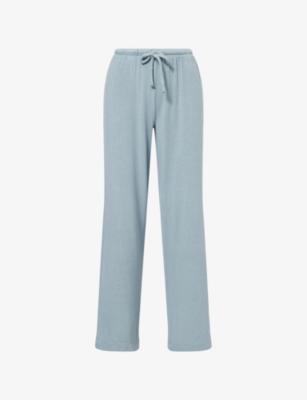 Cozy Time Wide-Leg Stretch-Woven Trousers by EBERJEY