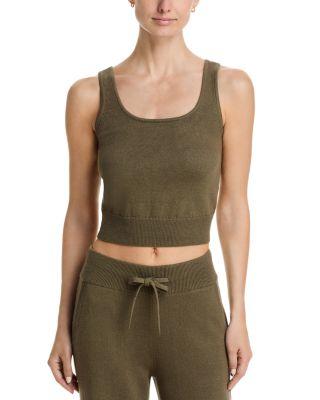 Cropped Sweater Tank by EBERJEY
