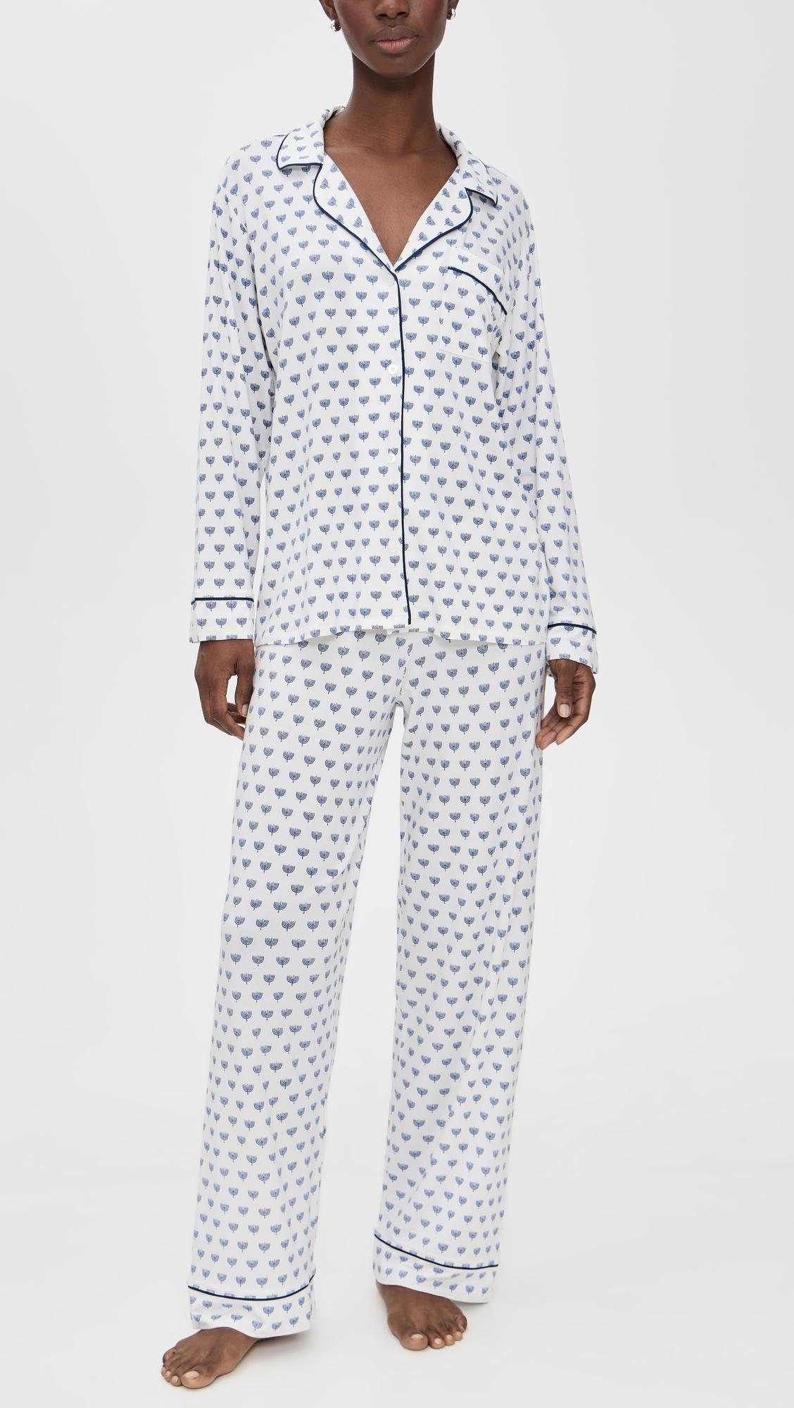Gisele Printed Long Pajama Set by EBERJEY