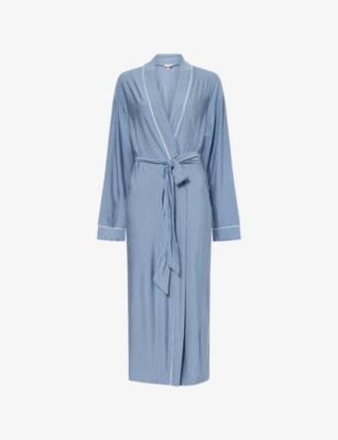 Gisele Printed Stretch-Jersey Robe by EBERJEY