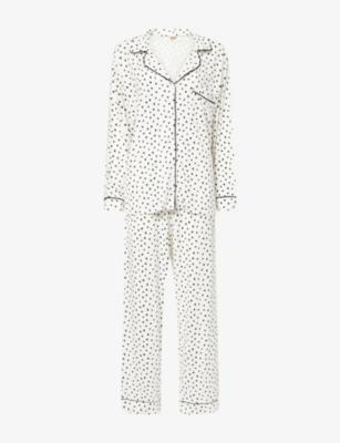 Gisele Printed Stretch-Woven Pyjama Set by EBERJEY