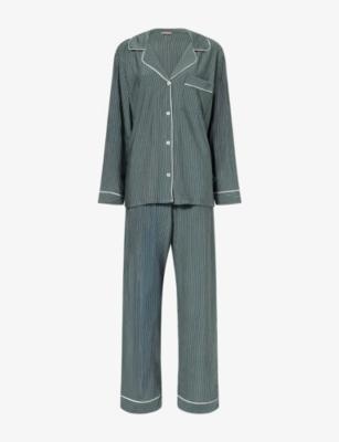 Gisele Printed Stretch-Woven Pyjama Set by EBERJEY