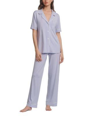 Gisele Short Sleeve Long Pant Pajama Set by EBERJEY