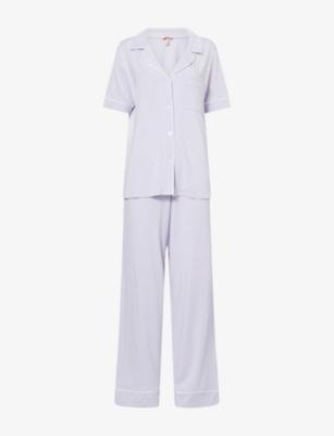Gisele Short-Sleeve Stretch-Jersey Pyjama Set by EBERJEY