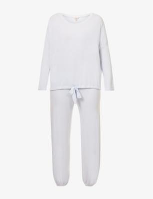 Gisele Slouchy relaxed-fit stretch-jersey pyjamas by EBERJEY