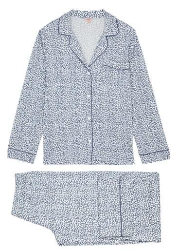 Gisele leopard-print jersey pyjama set by EBERJEY