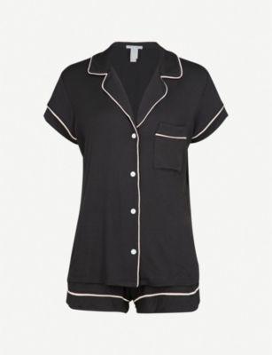 Gisele stretch-jersey pyjama set by EBERJEY