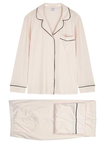 Gisele stretch-jersey pyjama set by EBERJEY