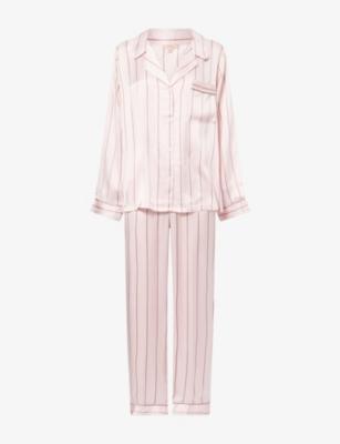 Inez Washable Long Silk Pyjama Set by EBERJEY