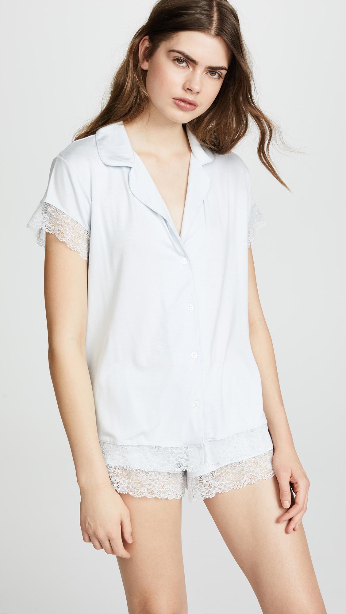 Malou Lace Shorts Pajama Set by EBERJEY