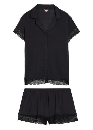 Malou lace-trim jersey pyjama set by EBERJEY