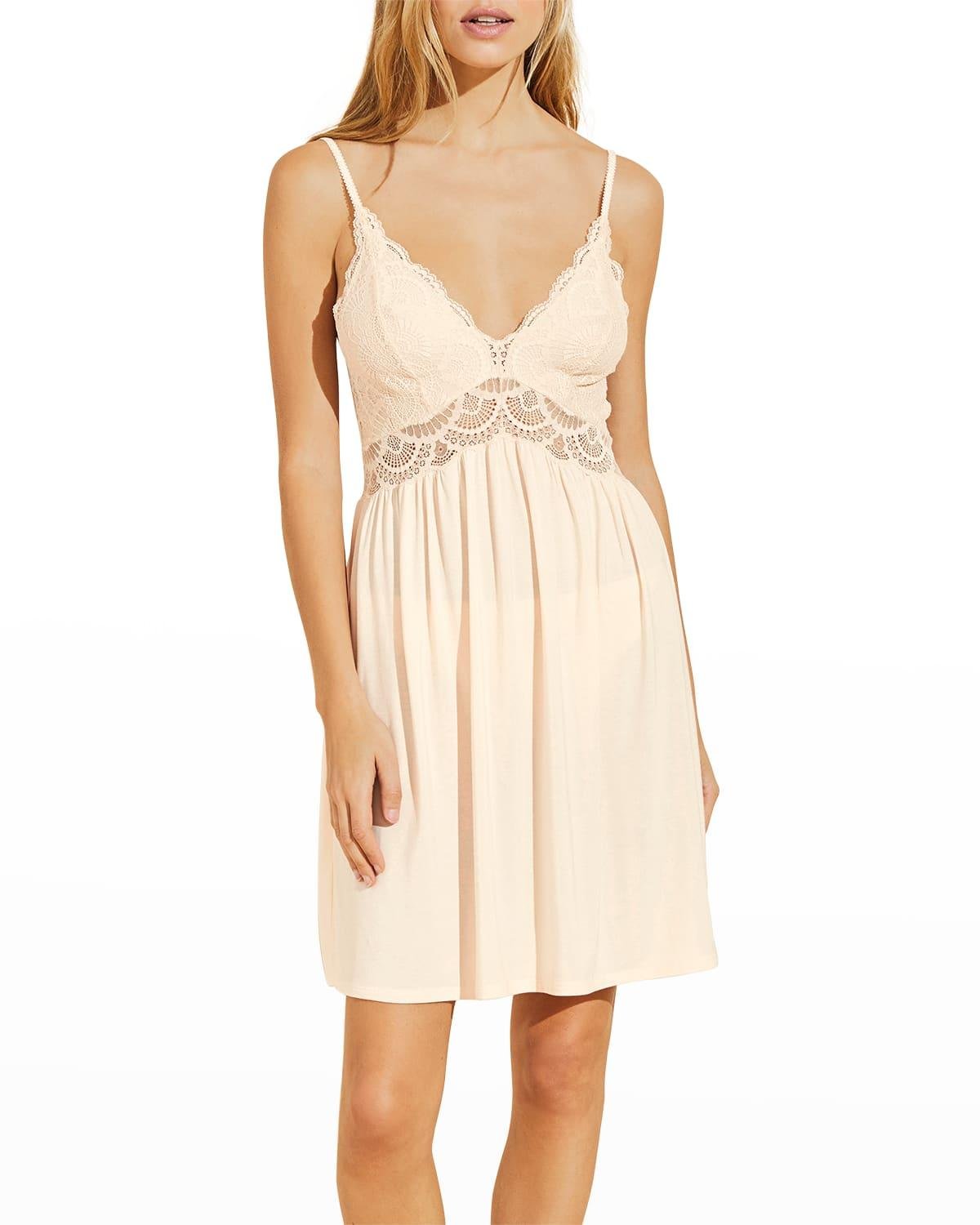 Marianna Mademoiselle Lace-Trim Chemise by EBERJEY