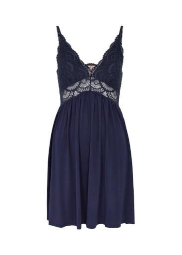 Marina lace-trimmed jersey chemise by EBERJEY