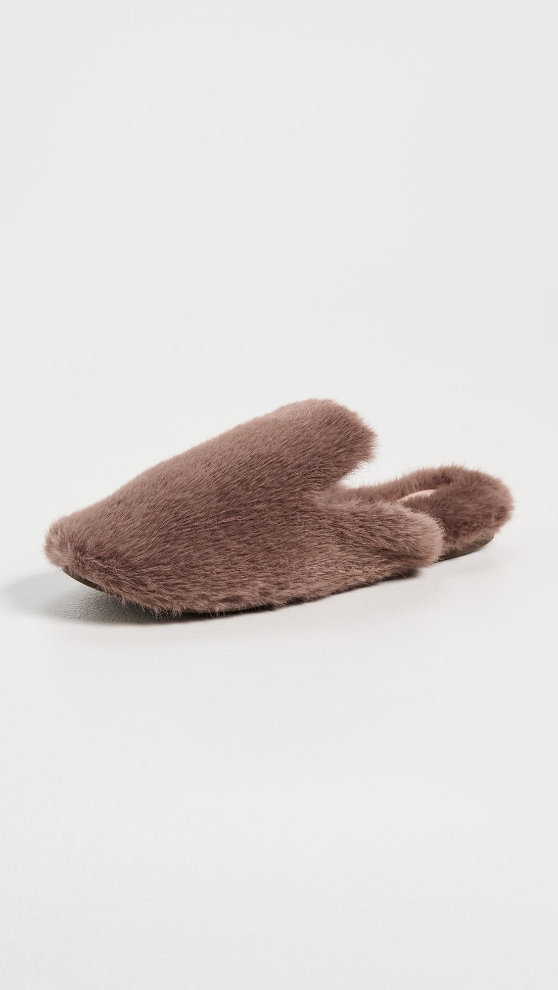 Plush Mule Slippers by EBERJEY