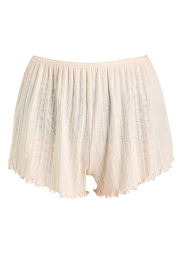 Pointelle cotton-blend shorts by EBERJEY