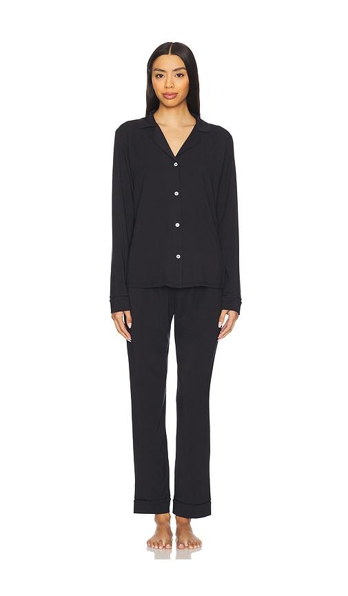 eberjey Fiona Catnap Pj Set in Black by EBERJEY