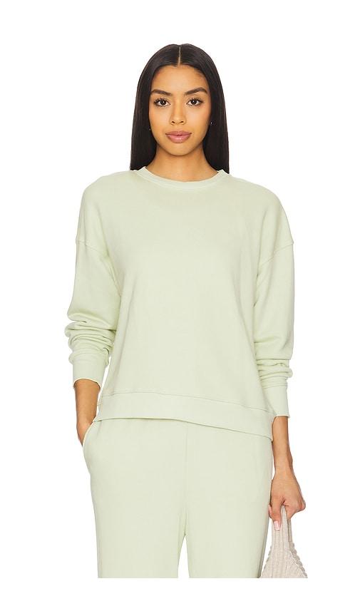 eberjey French Terry Sweatshirt in Sage by EBERJEY