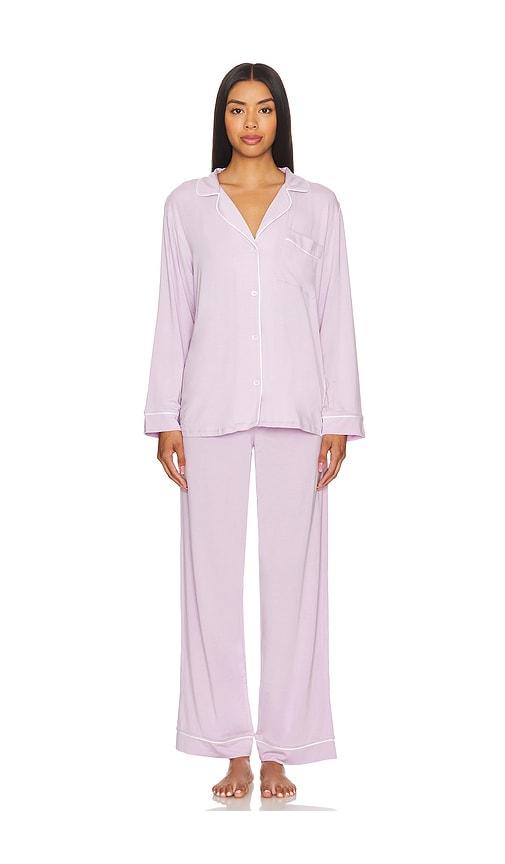 eberjey Gisele Long PJ Set in Lavender by EBERJEY