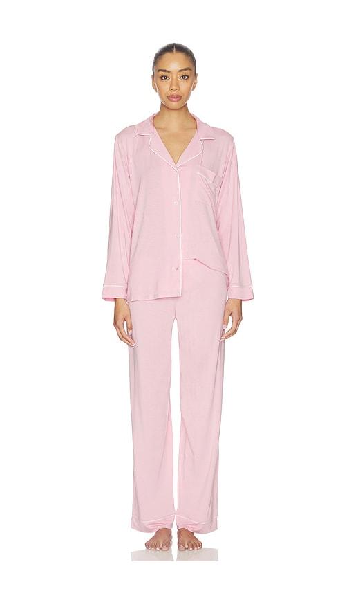 eberjey Gisele Long Pj Set in Pink by EBERJEY