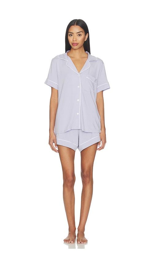 eberjey Gisele Relaxed Short Pajama Set in Lavender by EBERJEY