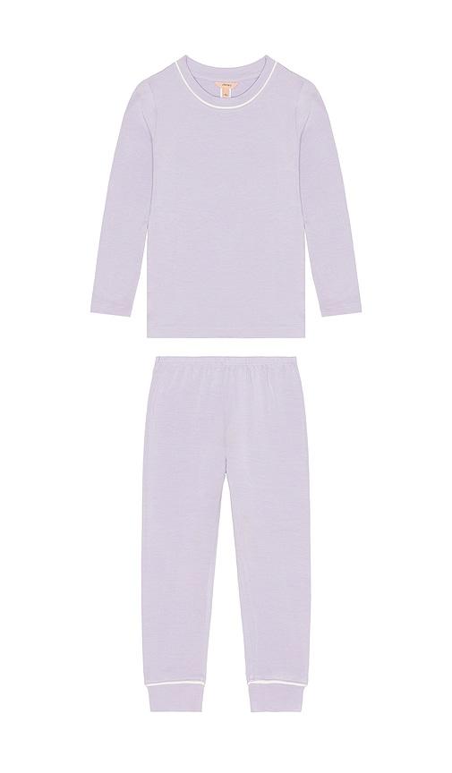 eberjey Kids Printed Long Paj in Lavender by EBERJEY