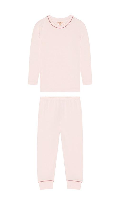 eberjey Kids Printed Long Pj in Pink by EBERJEY