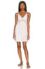 eberjey Mariana The Mademoiselle Chemise in White by EBERJEY