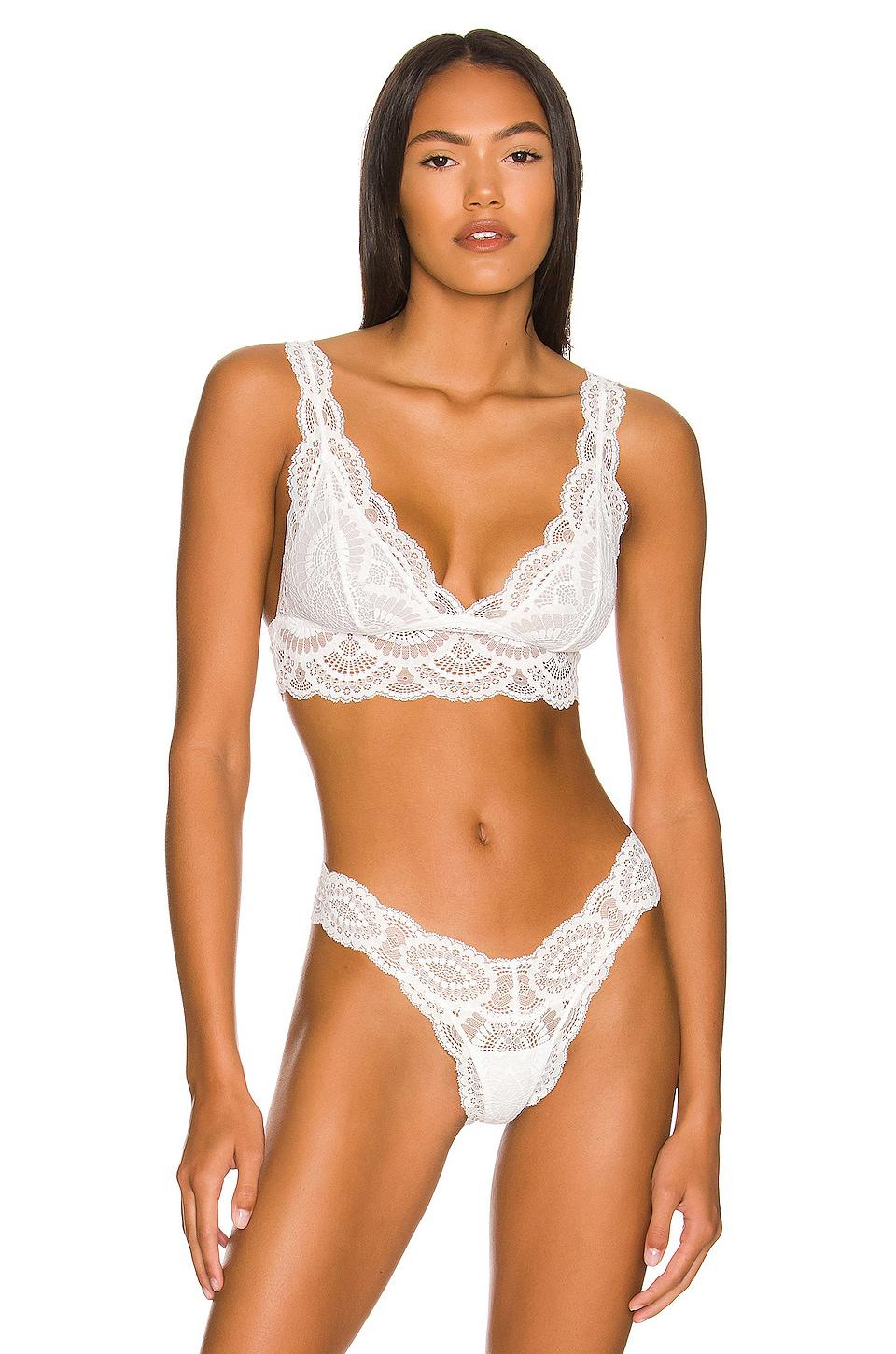 eberjey Mariana The Whispers Bralette in White by EBERJEY