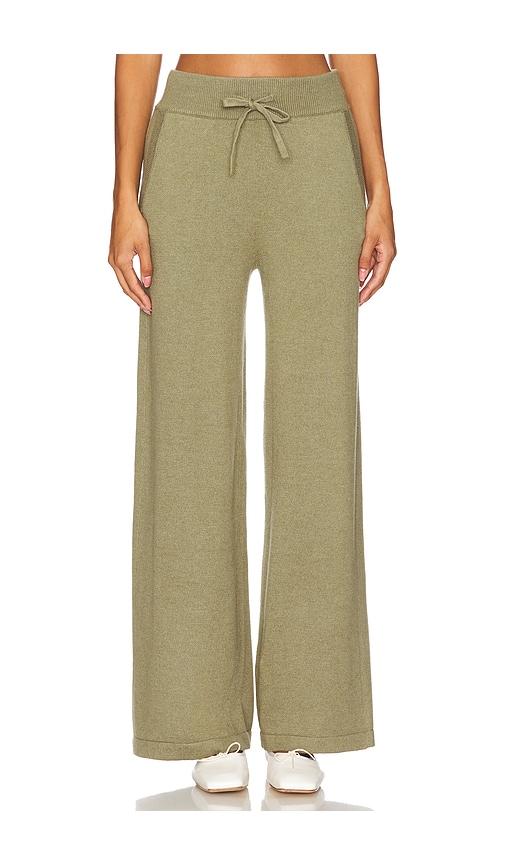 eberjey Recycled Sweater Pant in Olive by EBERJEY