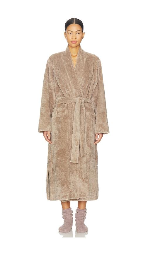 eberjey Renew Plush Long Robe in Brown by EBERJEY