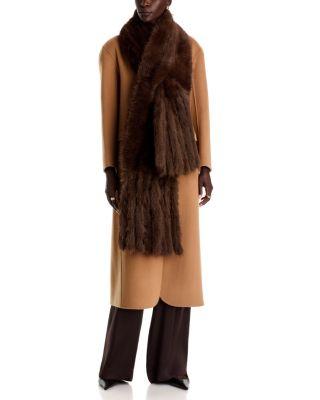 Large Pull Through Faux Fur Scarf by ECHO