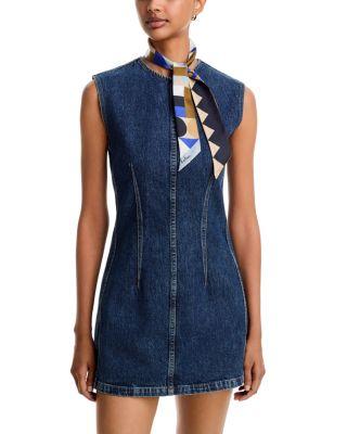 Modernist Geo Silk Ribbon Scarf by ECHO