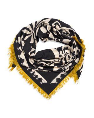 Park Paisley Oversized Silk Scarf by ECHO