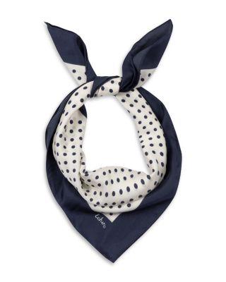 Pin Dot Silk Scarf by ECHO