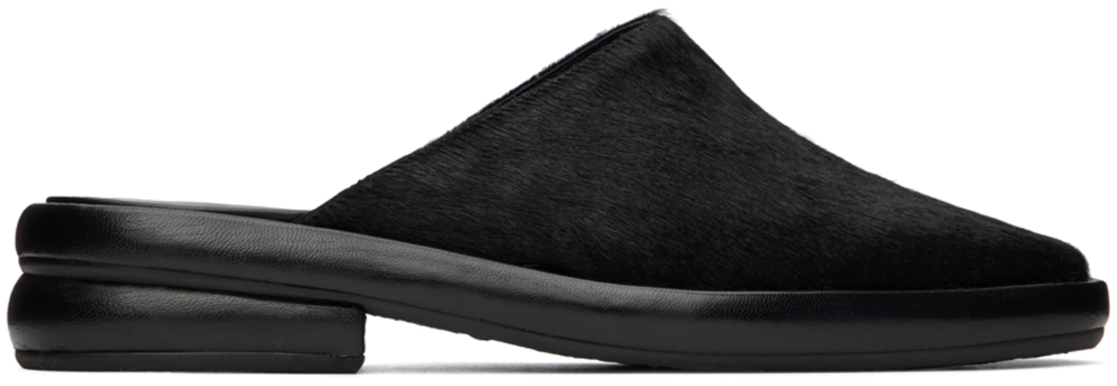 Black Pony Loafers by ECKHAUS LATTA