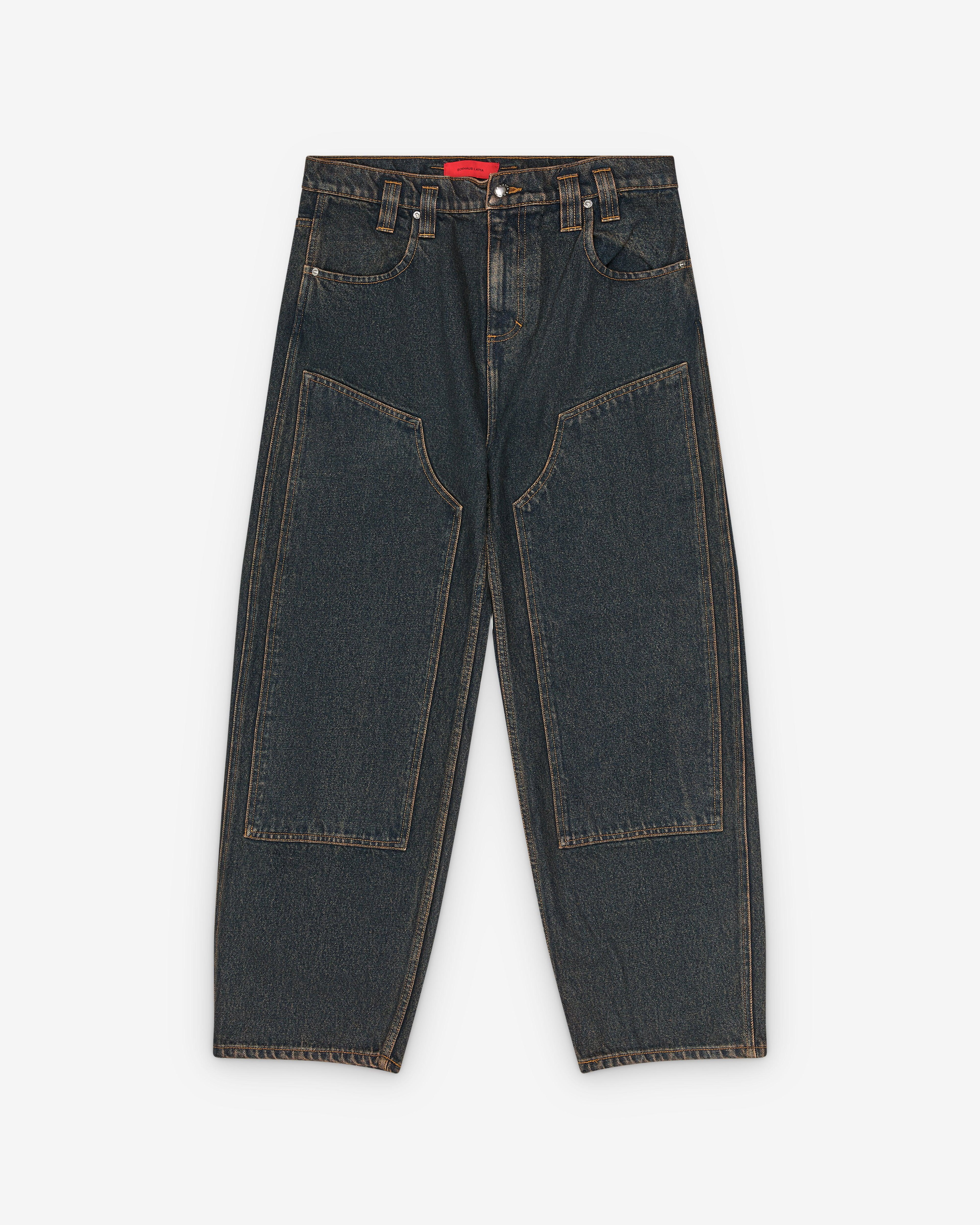 Eckhaus Latta - Men's Double Knee Baggy Jean - (Valencia) by ECKHAUS LATTA