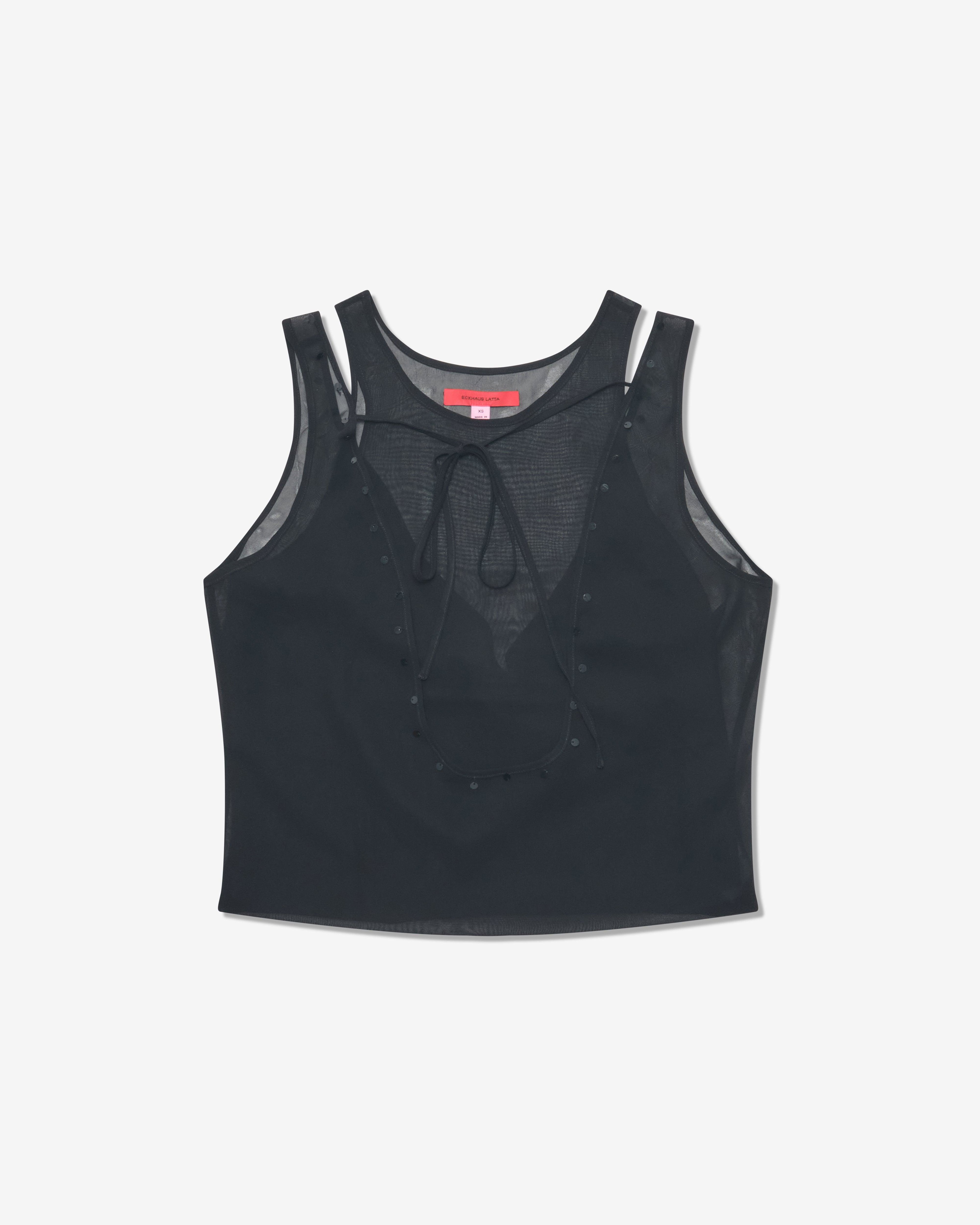 Eckhaus Latta - Women's Petal Blouse - (Ink) by ECKHAUS LATTA Eckhaus Latta - Women's Petal Blouse - (Ink) by ECKHAUS LATTA