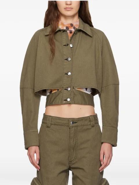 Ellipse denim jacket by ECKHAUS LATTA