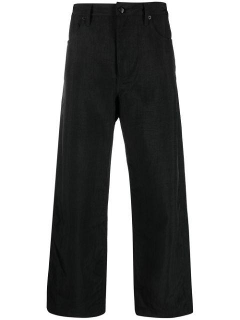 Husk cropped trousers by ECKHAUS LATTA