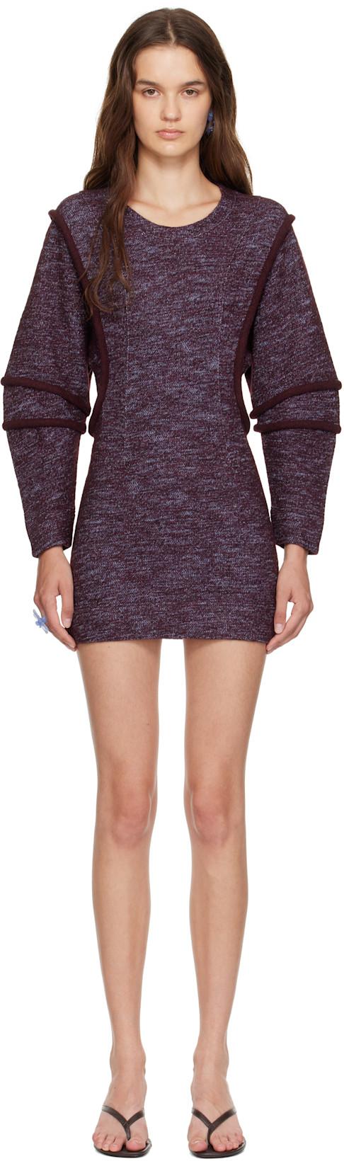 Purple Pallas Minidress by ECKHAUS LATTA