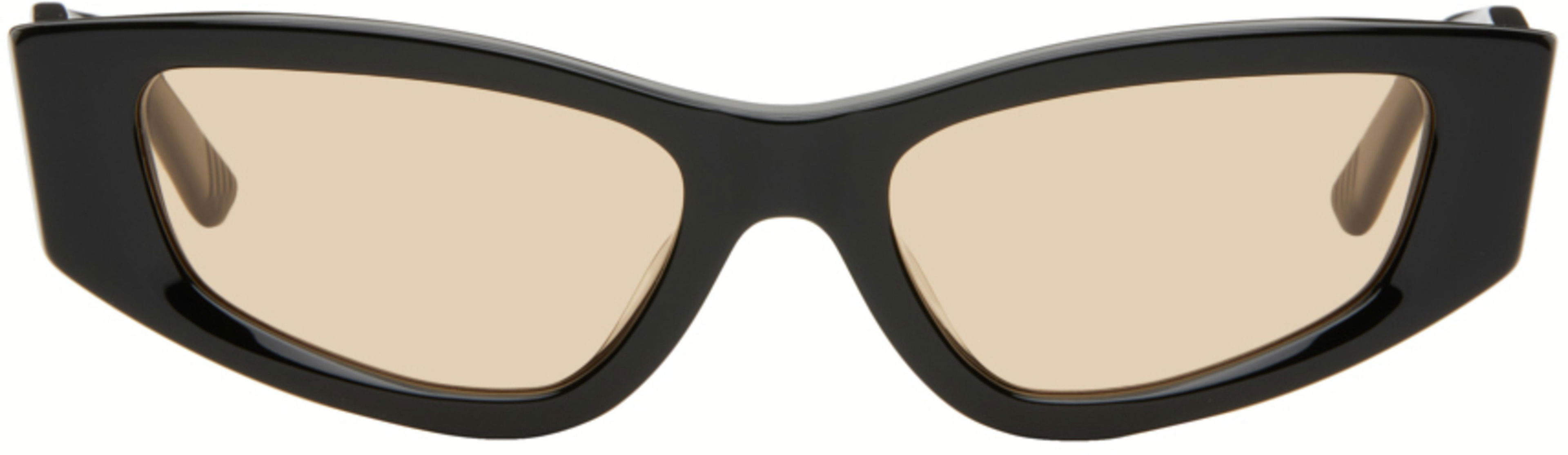 SSENSE Exclusive Black 'The Tilt' Sunglasses by ECKHAUS LATTA SSENSE Exclusive Black 'The Tilt' Sunglasses by ECKHAUS LATTA