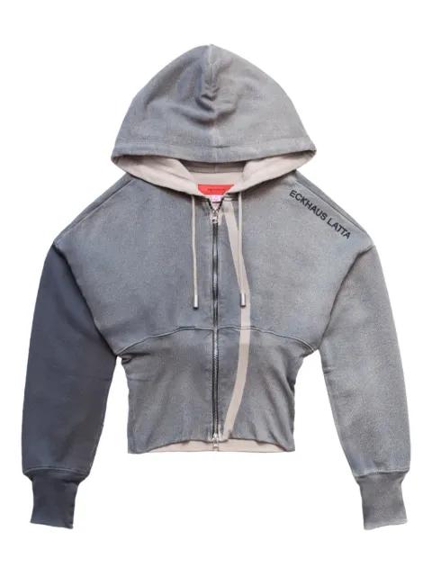 Stadium Smog Snatched "Grey" hoodie by ECKHAUS LATTA