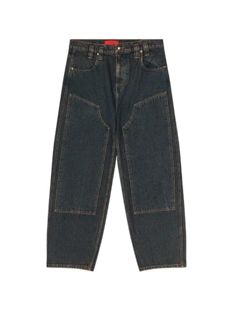 blue baggy jeans by ECKHAUS LATTA