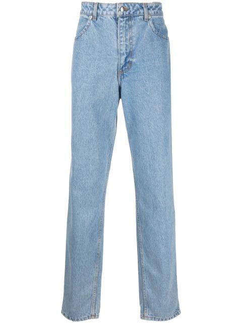 mid-rise straight-leg jeans by ECKHAUS LATTA