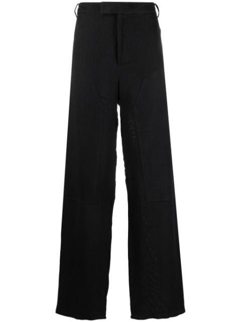 straight-leg tailored trousers by ECKHAUS LATTA
