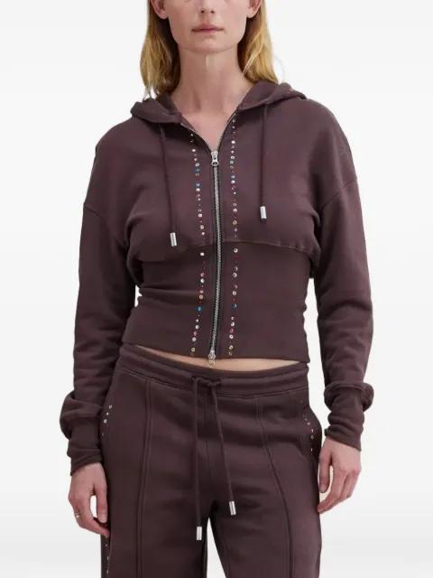 stud-embellishment hoodie by ECKHAUS LATTA