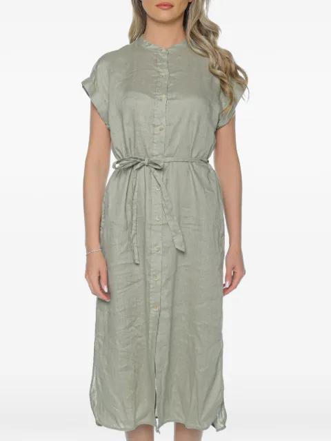 Amatista belted midi shirt dress by ECOALF