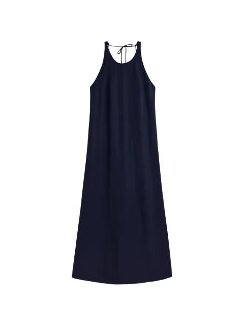 Crome halterneck tie-fastening dress by ECOALF