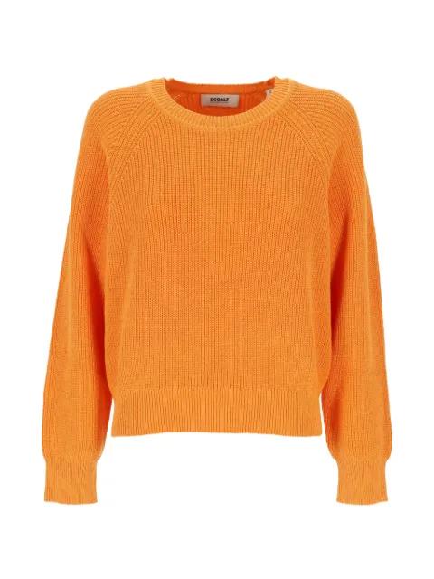 Noni raglan-sleeve ribbed-knit sweater by ECOALF
